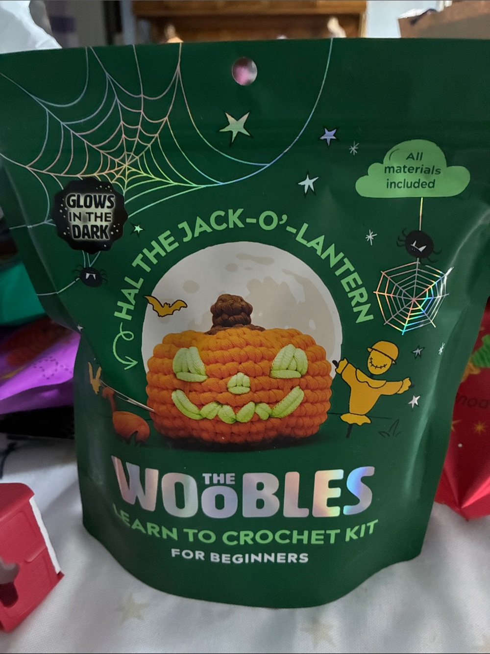 Woobles crochet kit jack o lantern sold out online